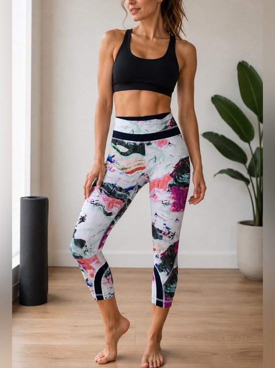 lululemon athletica Pants - Lululemon Run: Inspire Crop II Leggings Size 4